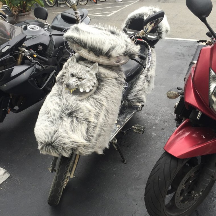 Мопед смешной