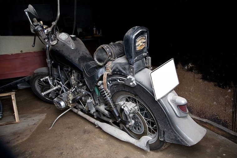 Кастом Урал Днепр с коляской