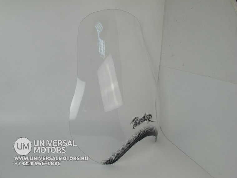 Щиток ветровой (00) (круг. Фара) орг.стекло Альфа,Дельта