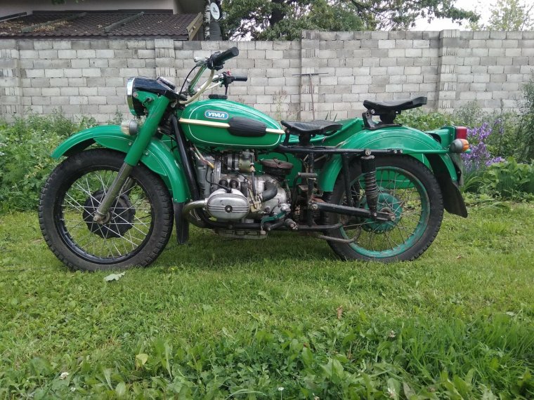Урал мотоцикл 1991 зеленый