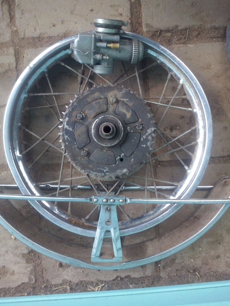 Тормоз заднего колеса мотоцикла ИЖ ПС