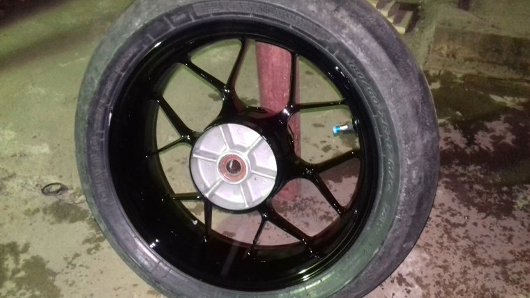 Покраска дисков мотоцикл ИЖ