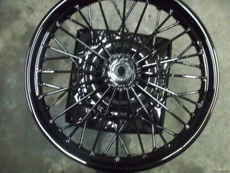 Порошковая покраска мотоцикла Урал