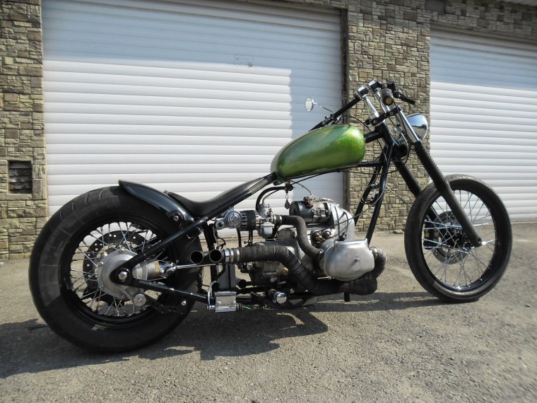 Кастом мотоцикл Урал Днепр