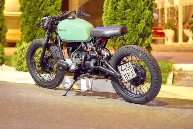 Мотоцикл Урал отреставрированный