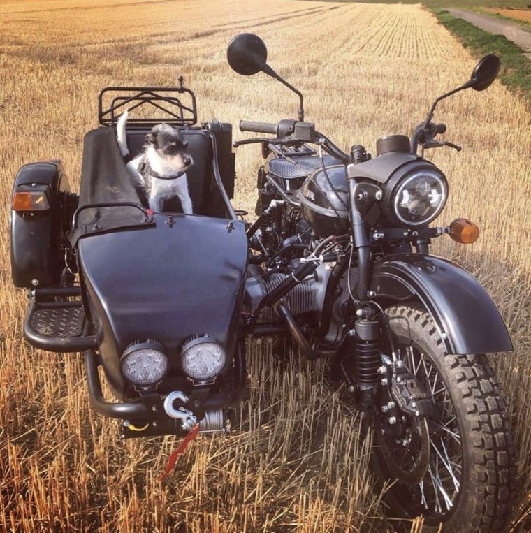 Мотоцикл Урал сдвоенный