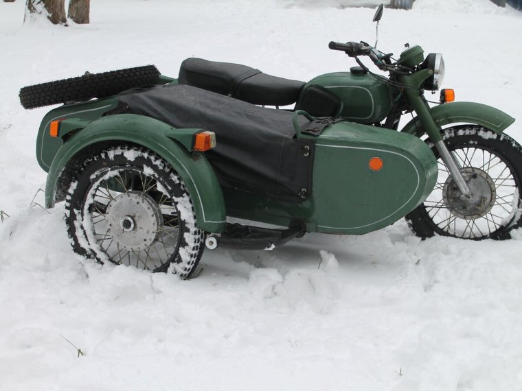 Мотоцикл Днепр МТ 11 зелёный