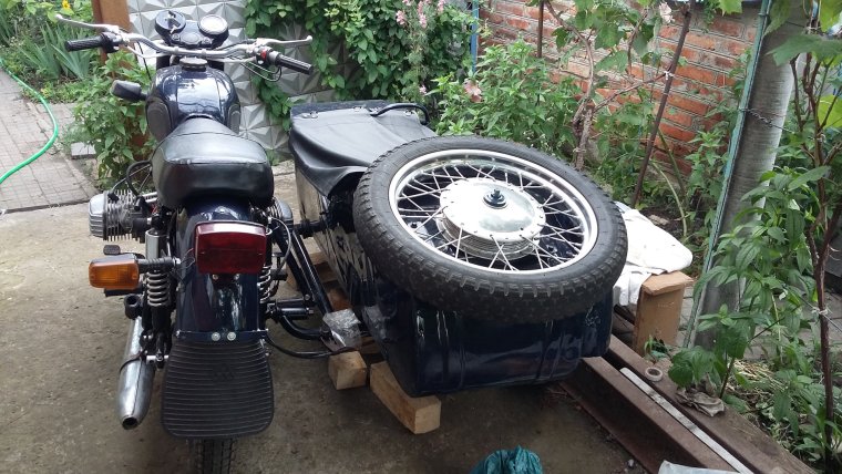 Мотоцикл Днепр брызговик