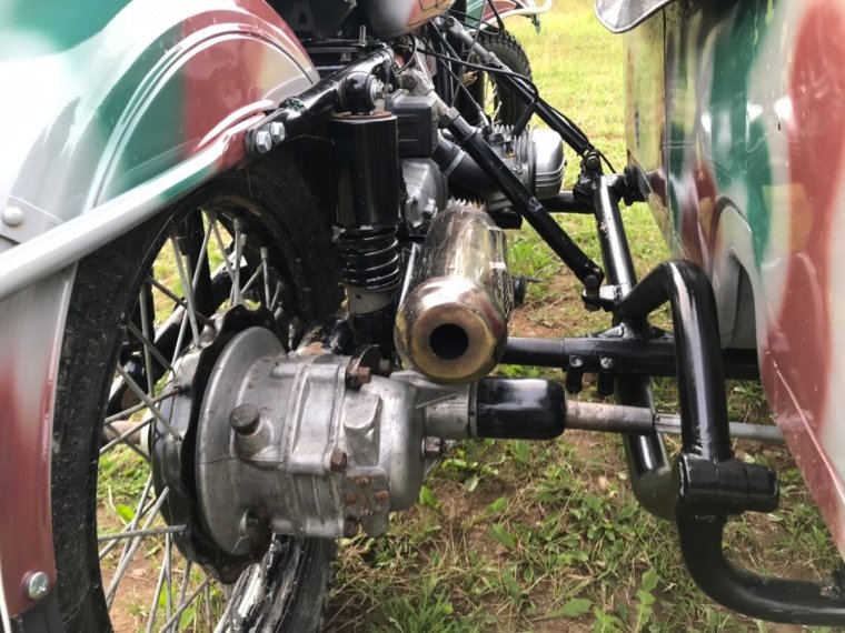 Сдвоенные глушители мотоцикл Урал