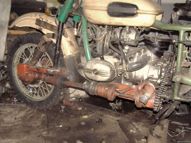 Передний привод на мотоцикл Урал