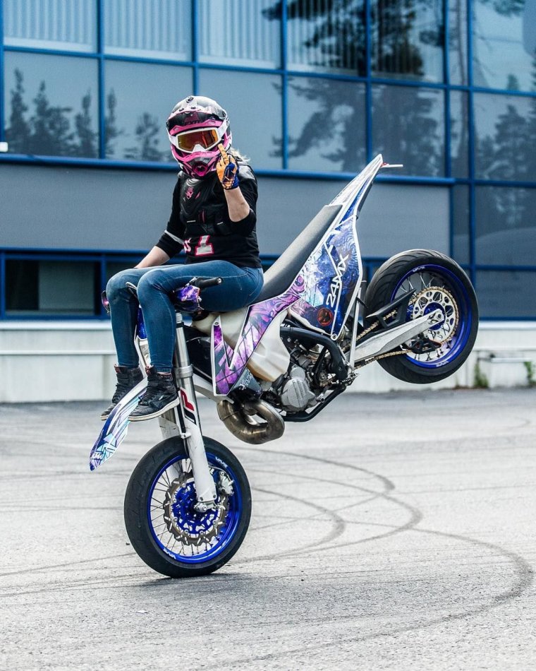 КТМ супермото стант