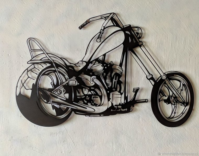 Мотоцикл из металлолома