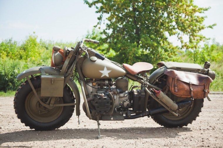 Мотоцикл Хускварна военный