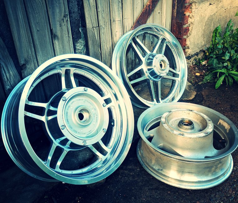 Полировка мото дисков