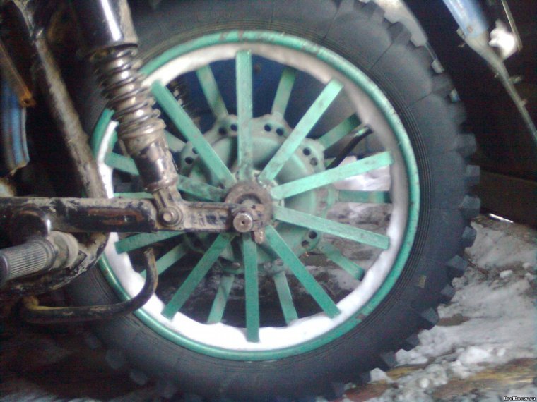 Реставрация колёс мотоцикла Урал