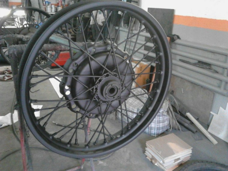 Спицовка колеса Урал