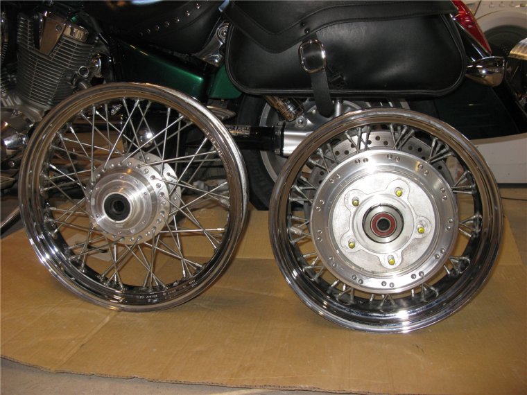 CB 400 спицованные колеса