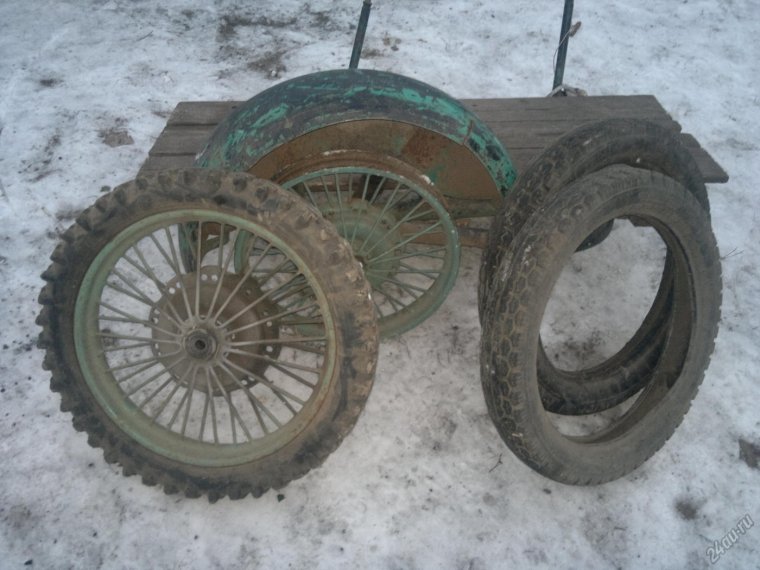 Мотоцикл Урал на 16 колесах