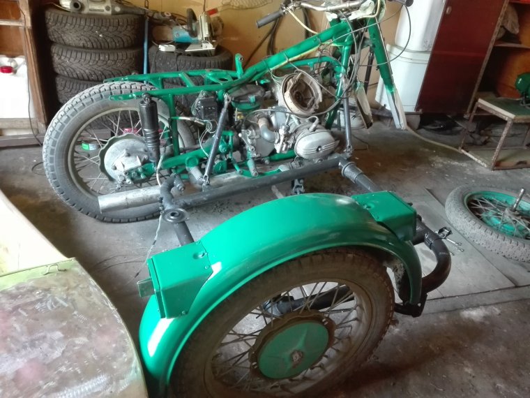 Покраска мотоцикла Урал