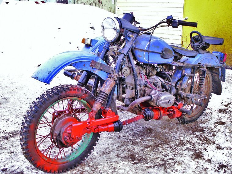 Передний привод на мотоцикл Урал