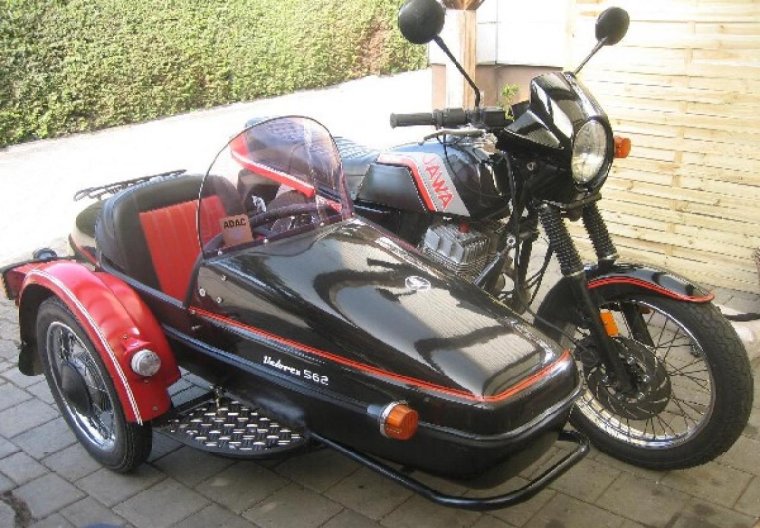 Jawa 638 с коляской