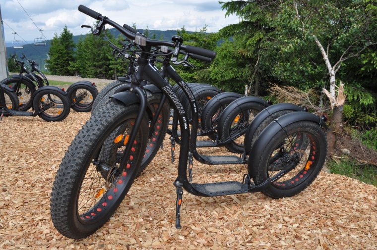 Багажник на фэтбайк с колесами 26 на 4.7 с дисковыми