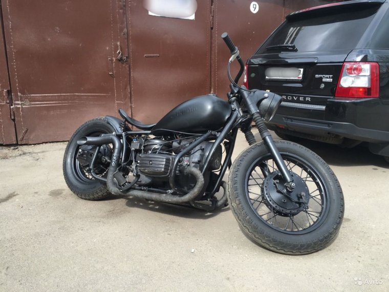 Мотоцикл Днепр кастом бобер