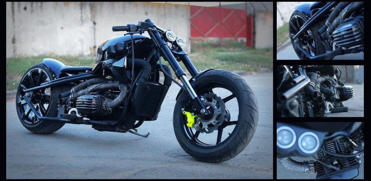 Урал Днепр кастом чоппер