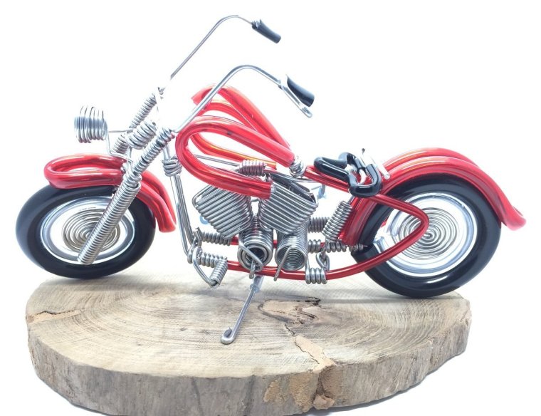 Мотоцикл из проволоки