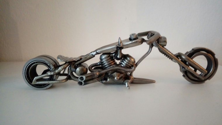 Поделка для школы своими руками из металла мотоцикл