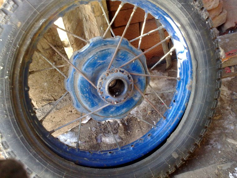 Литое колесо на мотоцикл Урал