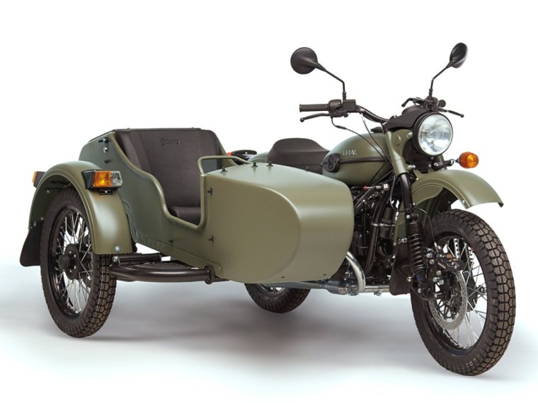 Урал с коляской 2wd