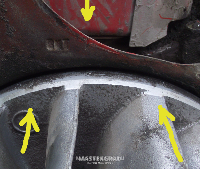 Метки зажигания на маховике Урал мотоцикл