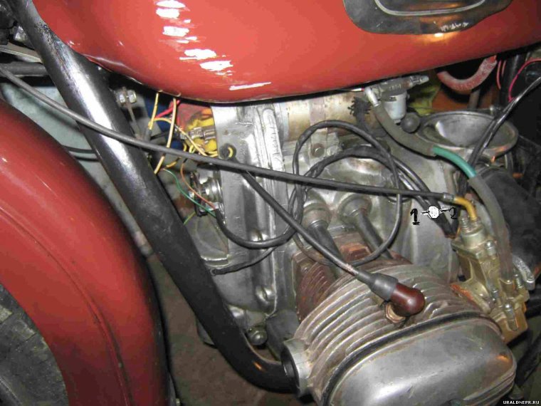 Метка зажигания мотоцикл Урал ИЖ