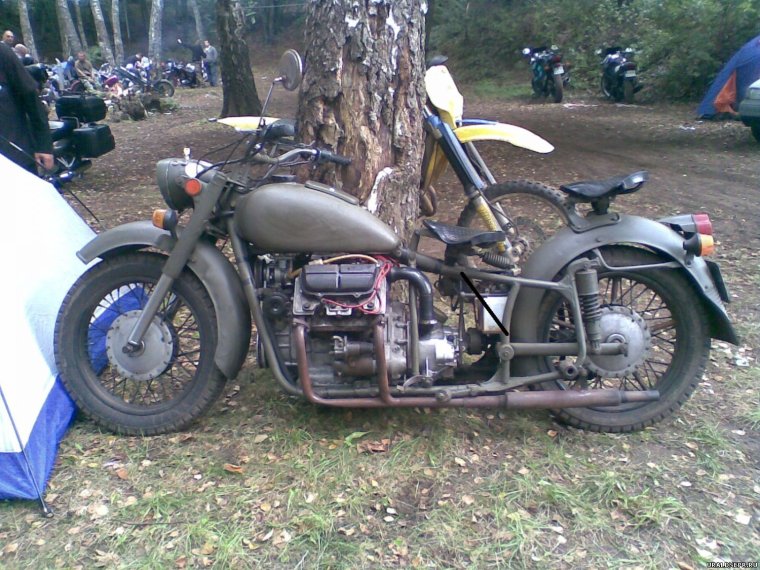 Двигатель ЗАЗ на мотоцикл Урал