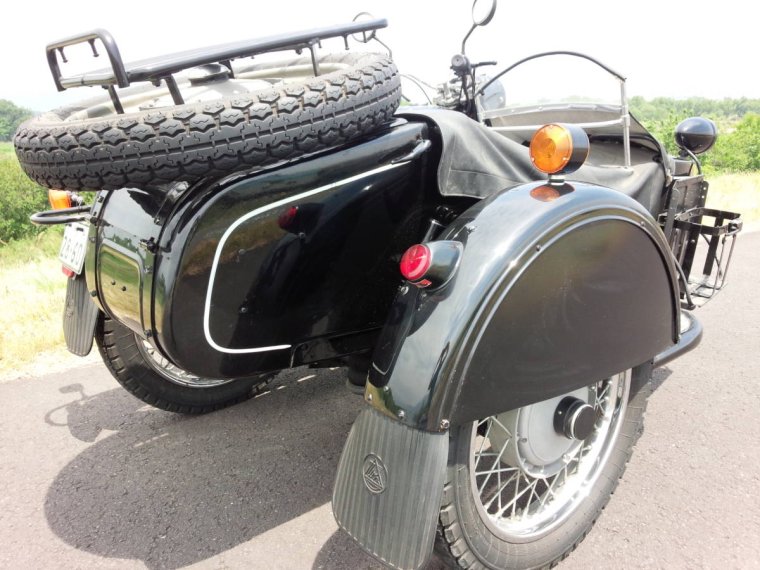 Багажника на колесо коляски мотоцикла Урал