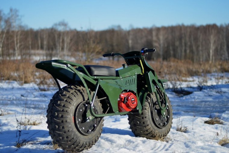 Полноприводный мотоцикл Ямаха