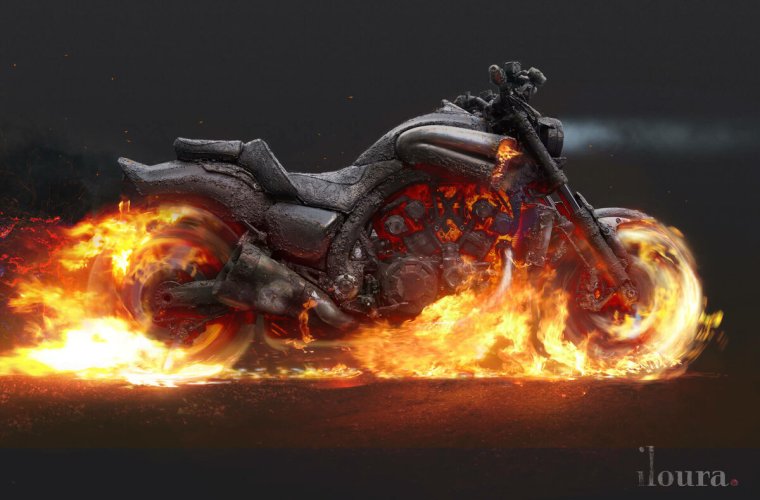 Yamaha v-Max Ghost Rider