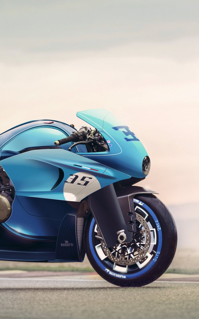 Спортивный мотоцикл Бугатти