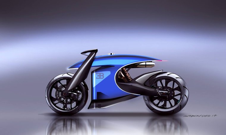 Бугатти мотоцикл будущего
