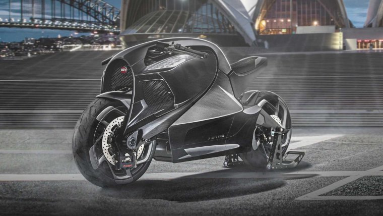 Электрический мотоцикл Бугатти