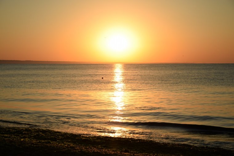 Море вечером утром