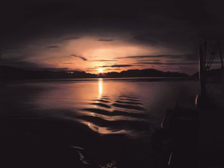 Черный закат