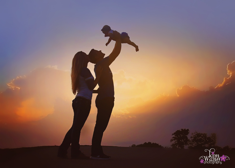 Семья на закате подборка