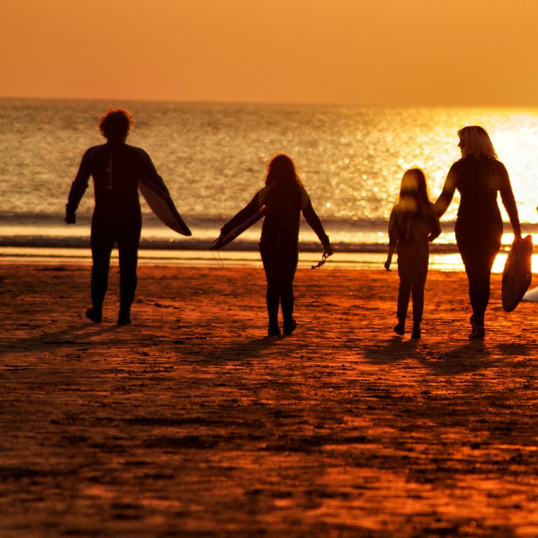 Фото семьи из 4 человек силуэты Весна