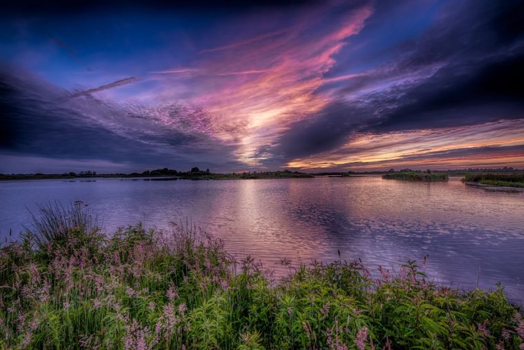 Пейзаж рассвет