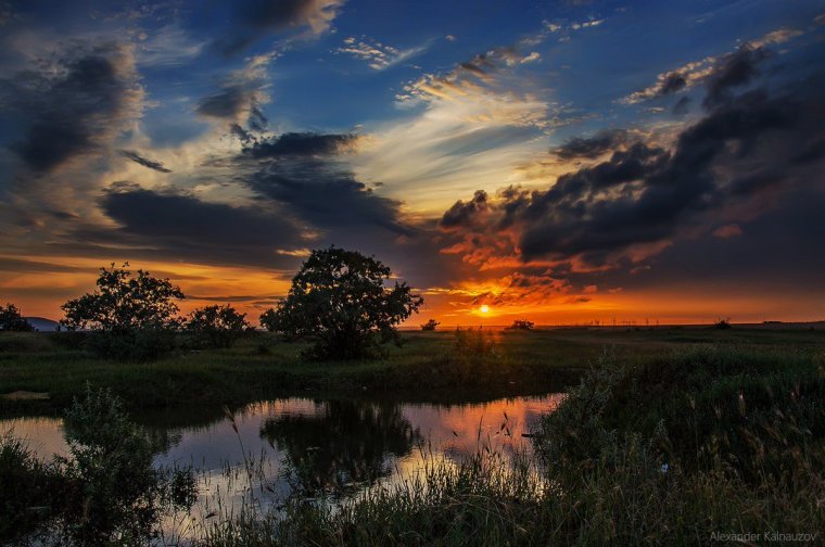 Природа закат