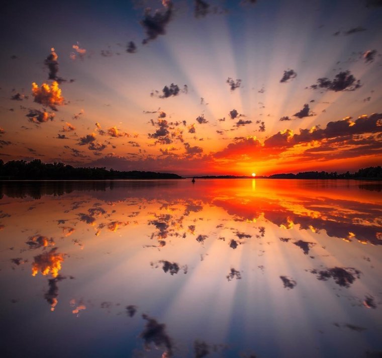 Красивый закат