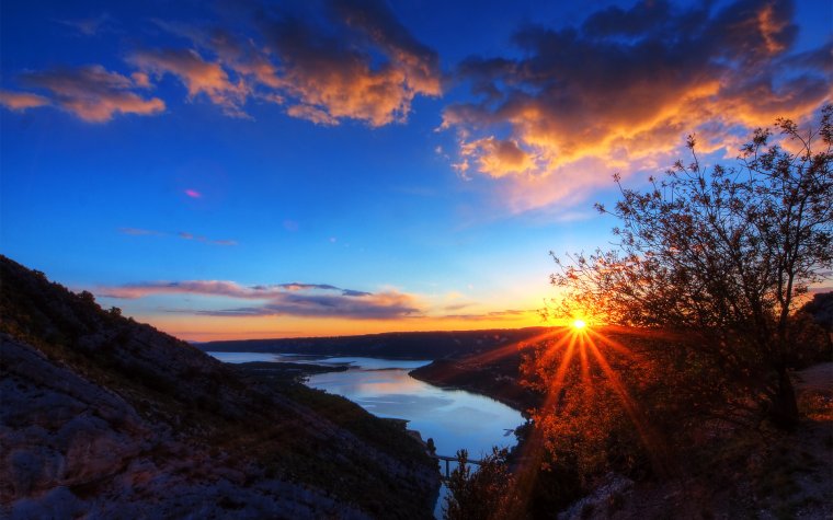 Природа закат рассвет