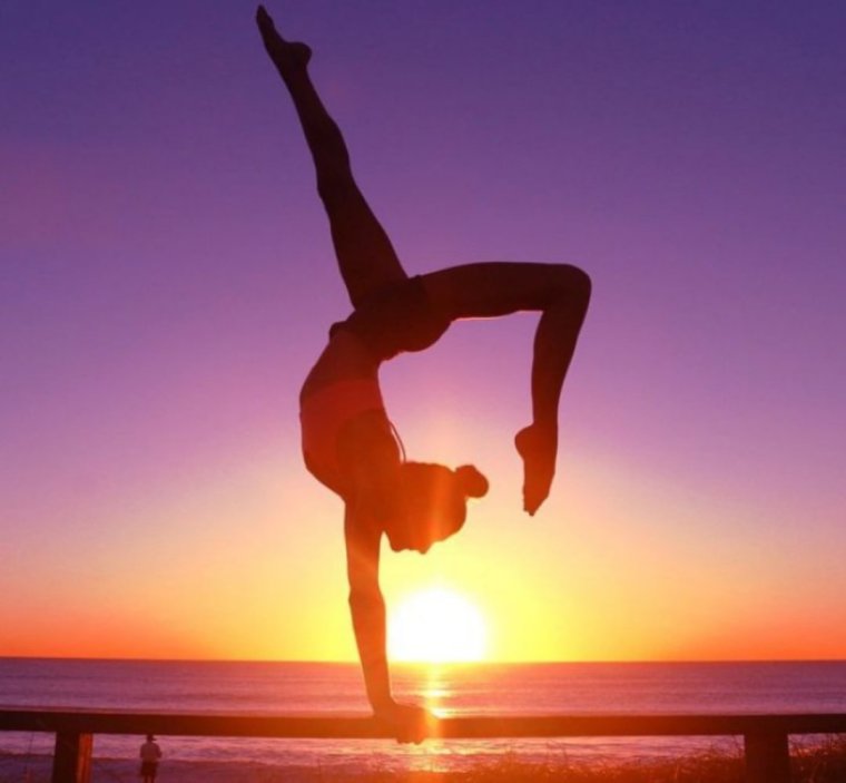 Красивый прыжок